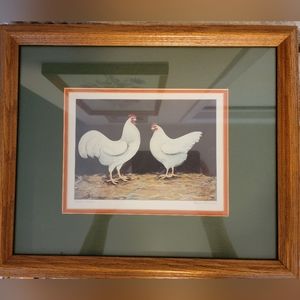 Framed Rooster Print